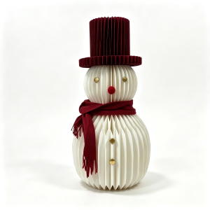 Snowman Honeycomb Paper Decoration